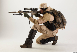 Photos Reece Bates Army Seal Team Poses kneeling whole body…